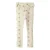 LIL’ ATELIER MINI slim regular waist legging met textuur ecru/paars