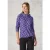 Cecil Dames Fluffy shirt met print in Paars