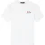 Malelions Men Split Slim T-Shirt | White/Coral