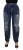 Dolce & Gabbana Blauwe Gewassen Hoge Taille Losse Pasvorm Damesbroek