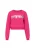 MYMO Sweatshirt  pastelblauw / grijs / pink / wit
