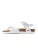 Bayton Sandalen met riem ‘Eos’  zwart / wit
