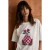 T-shirt met ronde hals en print