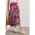 Street One Dames Maxirok met volants en print in Pink