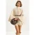 Gemêleerde Oversized Overjas met Knopen sluiting