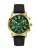 GUESS Analoog horloge  goud / smaragd / zwart