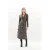 Caroll midi jurk met print – zwart