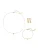 Hey Happiness Sieraden set ‘Heart Squad’  goud