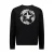 Airforce regular fit sweater met backprint – zwart/grijs