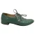 Prada Veterschoenen in Groene Patenten Leer