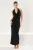 TRENDYOLMİLLA Dames Zwart Effen Maxi Mouwloos Avond / Dagelijks Bodycon Jurken