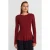 Getailleerde Textuurgebreide Peplum Blouse