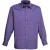 Premier Heren Premier Poplin Formeel Overhemd Met Lange Mouwen (Paars)