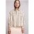 Summum Woman Blouse Stripe Poplin Ivory