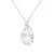 Ketting Drop Crystal Swarovski Silver 925