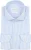 Profuomo Shirt Extra Lange Mouwen Travel Streep Lichtblauw