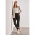 3/4 broek met flared pijpen in casual pasvorm