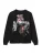 AllSaints Sweatshirt ‘ANIA ETTA’  donkergroen / donkerrood / zwart / wit