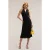 Motivi Jersey Dress With Knot Black