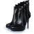 Giuseppe Zanotti zwarte leren enkellaarsjes met rits