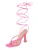 GLAMOROUS Teenslipper  pink