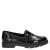 Rieker lakleren loafers met profielzool en dierenprint – zwart