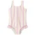 NAME IT MINI badpak met ruches ecru/roze/groen