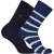 Tommy Hilfiger Heren Gestreepte Sokken (Set van 2) (Marineblauw)