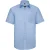 Russell Collection Heren Classic Ultimate Non-Iron Shirt met Korte Mouwen (Heldere lucht)