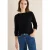 Cecil Dames Cosy structuurmix Dolman in Zwart