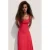 Mango katoenen midijurk – rood