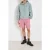 American Vintage Bobypark Shorts Rayures Rouges Et Grises