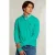 River Woods Normal Fit Basic Cotton V-neck Pullover Moscow Mule Green
