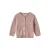 Wheat katoenen rechtvallend gebreid vest met cut-out – oudroze