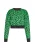 swirly Sweatshirt  grasgroen / zwart