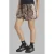 adidas Originals baggy short met dierenprint – bruin