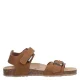 Braqeez sandalen cognac