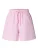 PIECES Broek  rosa / wit