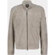 Donders 1860 Leren jas heren Grijs Leather Jacket 52681/911