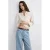 Mango gebloemde blouse lichtgeel