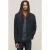 John Varvatos Stetson Ls Burnout Shirt With Pintuck Navy