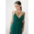 Grace & Mila maxi jurk broderie donkergroen