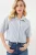 Gestreept Crop Shirt met Pocket