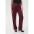 Cream regular high waist broek