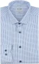 OLYMP Level 5 Overhemd Stretch Print Lichtblauw