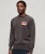 Mechanic Sweatshirt met Ronde Hals en Losse Pasvorm Zwart