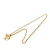 Tweedehands Nigo Gouden Geplateerde Vierkante Logo Hanger Ketting