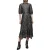 AllSaints Camila Broderie Dres Gunmetal Grey