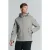 No Excess Jacket Mid Long Hooded Mid Grey