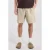 America Today regular casual short met linnen met krijtstreep beige